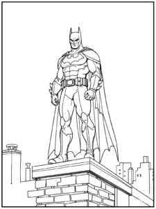50 Batman Coloring Pages (Free Book With Covers)