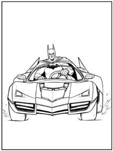 50 Batman Coloring Pages (Free Book With Covers)