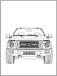 52 Cars Coloring Pages (Free Book With Cover)