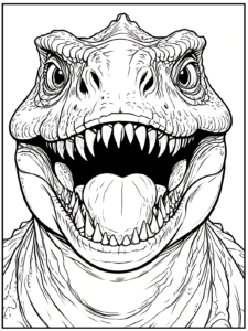 51 Dinosaur Coloring Pages