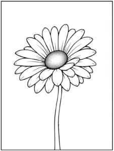53 Flower Coloring Pages with Names ( Free Book with Cover)