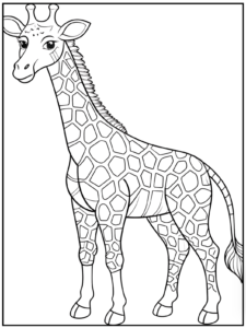 37 Giraffe Coloring Page (Free Book With Covers)