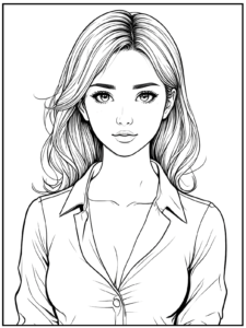 102 Girl Coloring Pages (With Cover)