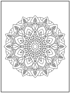 Mandala Coloring Pages (56 Free Printables with Cover)