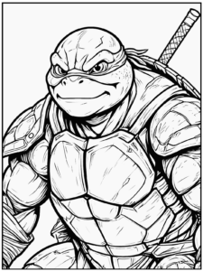 Ninja Turtles Coloring Pages