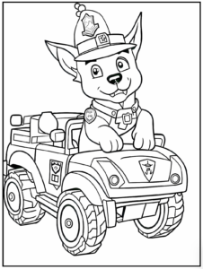 Free PAW Patrol coloring pages
