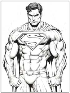 Superman Coloring Pages