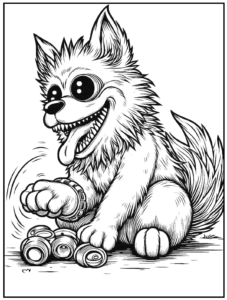 90 Crazy Dog Coloring Pages