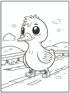 71 Duck Coloring Pages