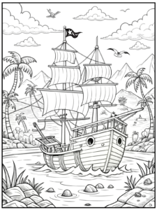 Pirates of the Caribbean Coloring Pages