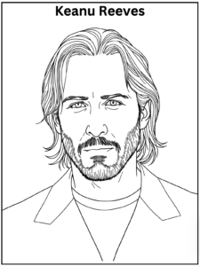 Celebrity Coloring Pages (44 Free Printables with Cover)