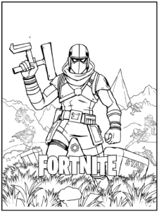 37 Fortnite Coloring Pages