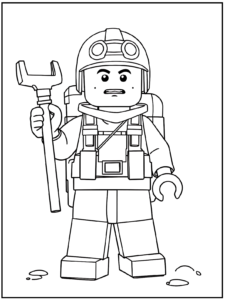 34 Lego Coloring Pages
