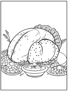 Thanksgiving Coloring Pages (30 Free Printables)