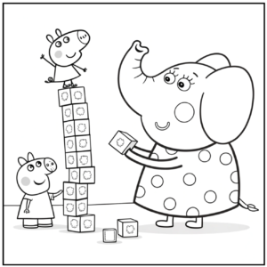 45 Peppa Pig Coloring Pages