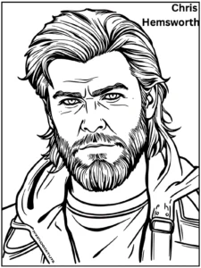 Celebrity Coloring Pages