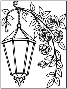 Lantern Coloring pages