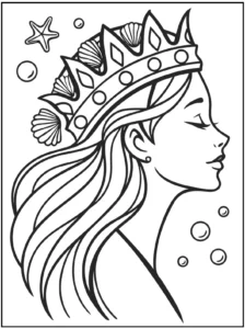 Mermaid Coloring Pages