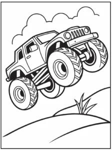 Monster Truck Coloring Pages