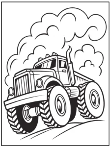 Monster Truck Coloring Pages