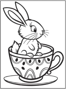 Rabbit Coloring pages