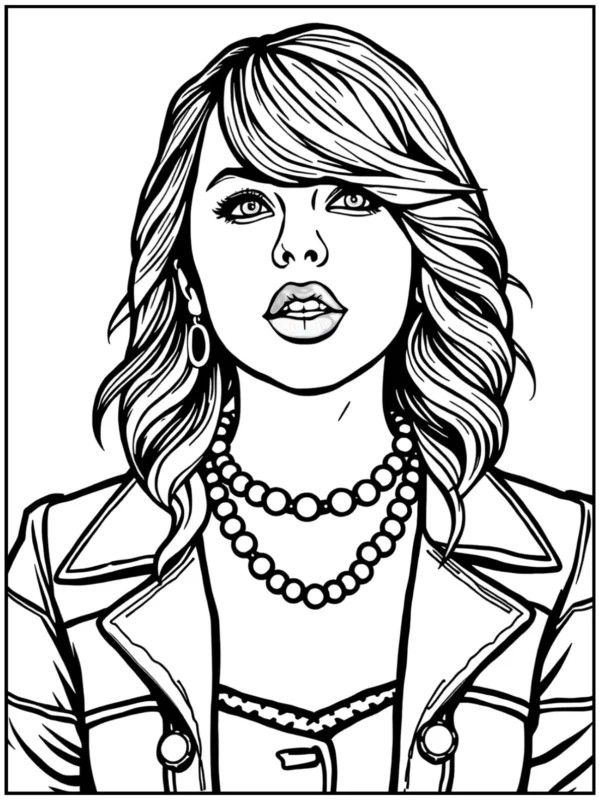 Taylor Swift Coloring Pages